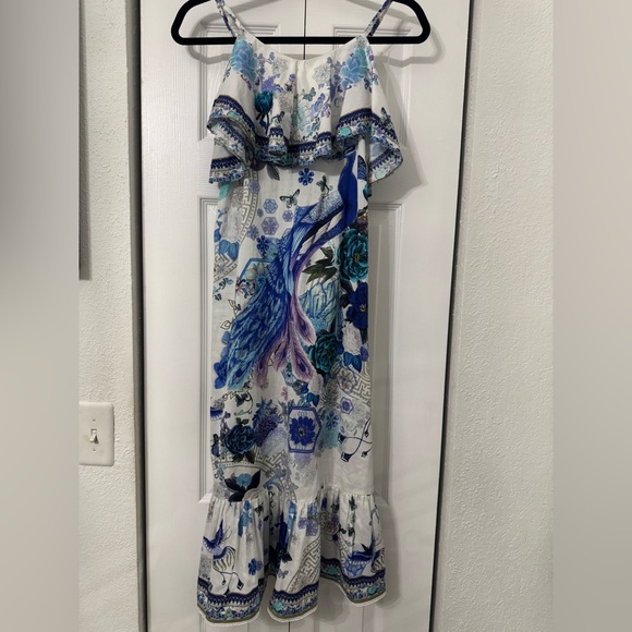 Camilla Blue and White Kids Dress